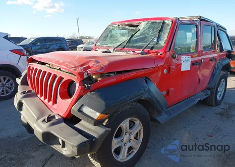 2019 Jeep Wrangler Unlimited Sport S 4X4 z USA, uszkodzony, nr VIN 1C4HJXDN6KW644911